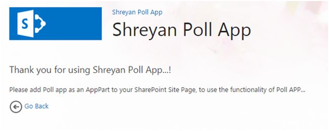 shreyan poll app in sharepoint